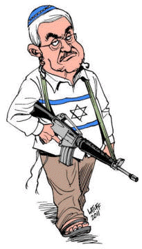 Mahmoud Abbas by Carlos Latuff