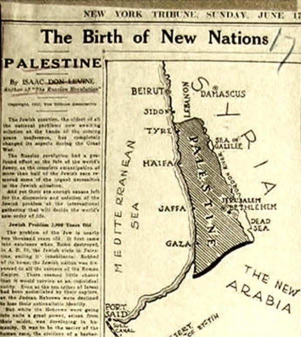 Karten zum Nahostkonflikt Palästina - Israel 3